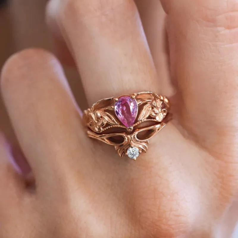 Vintage Purple Sapphire Ring