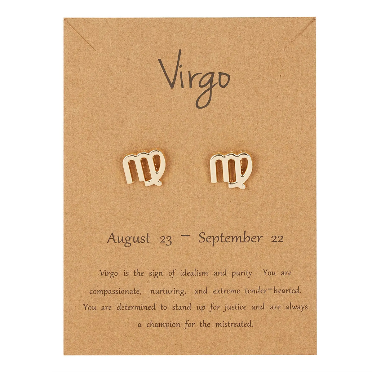 Virgo Zodiac Earrings
