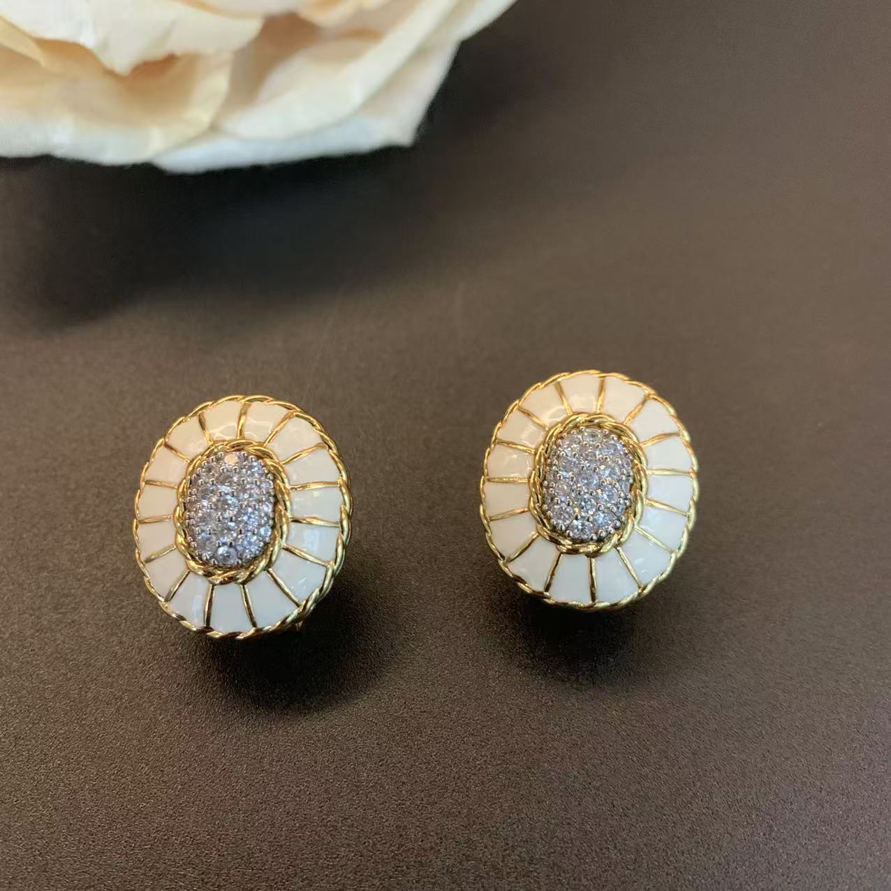 Elegant Mother Of Pearl Earrings