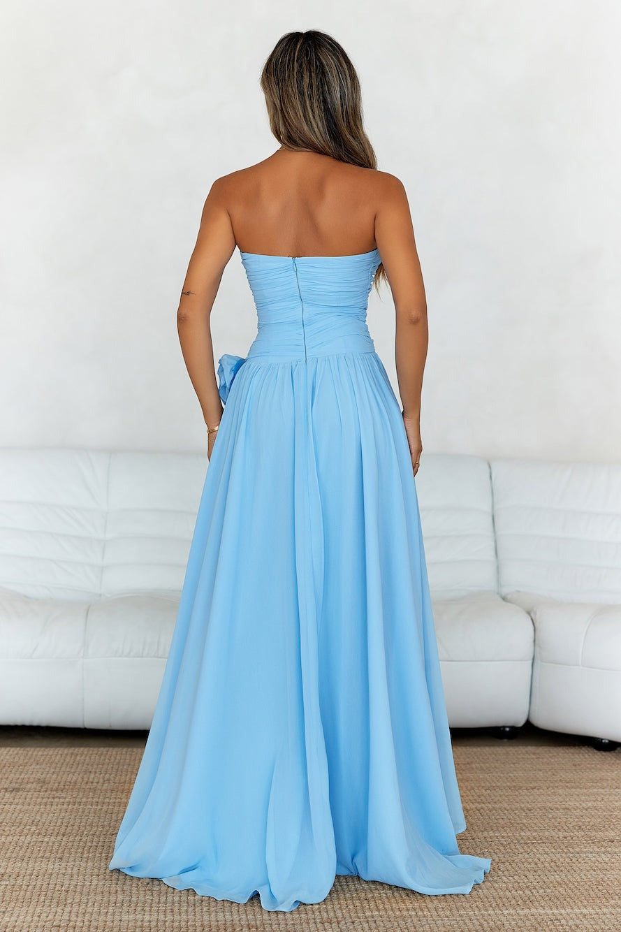 Middle Eastern Off-shoulder Ruched Maxi Dress