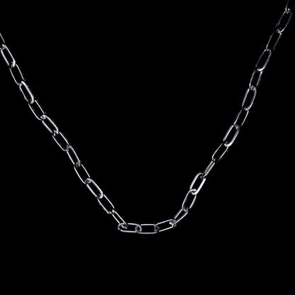 Minimalist Hip-hop Punk Cross Sweater Chain Necklace Set