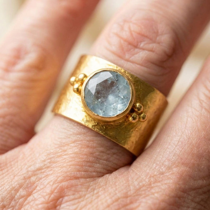 Vintage Golden Moonstone Ring