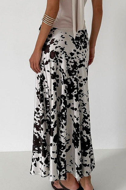 Cow Print Skirt