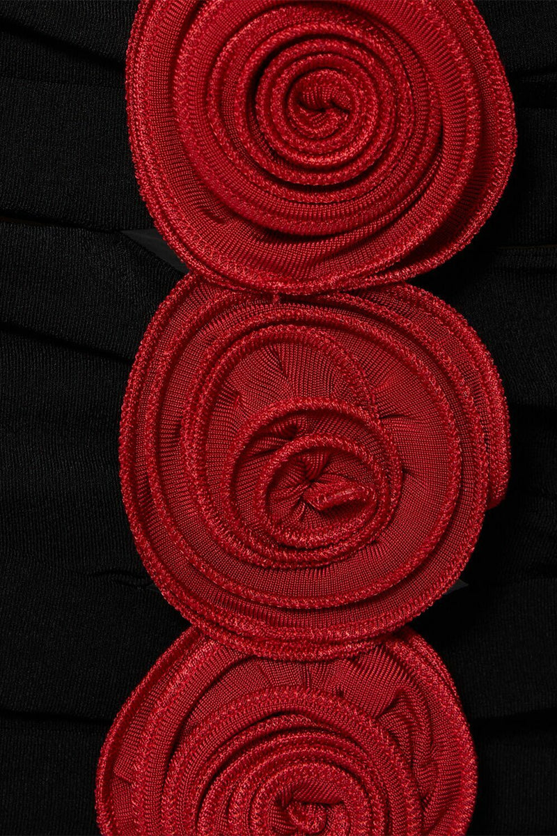 Sarah Applique Cutout Mini Dress