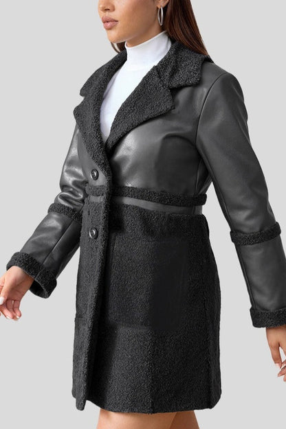 Plush Lined Reversible Overcoat
