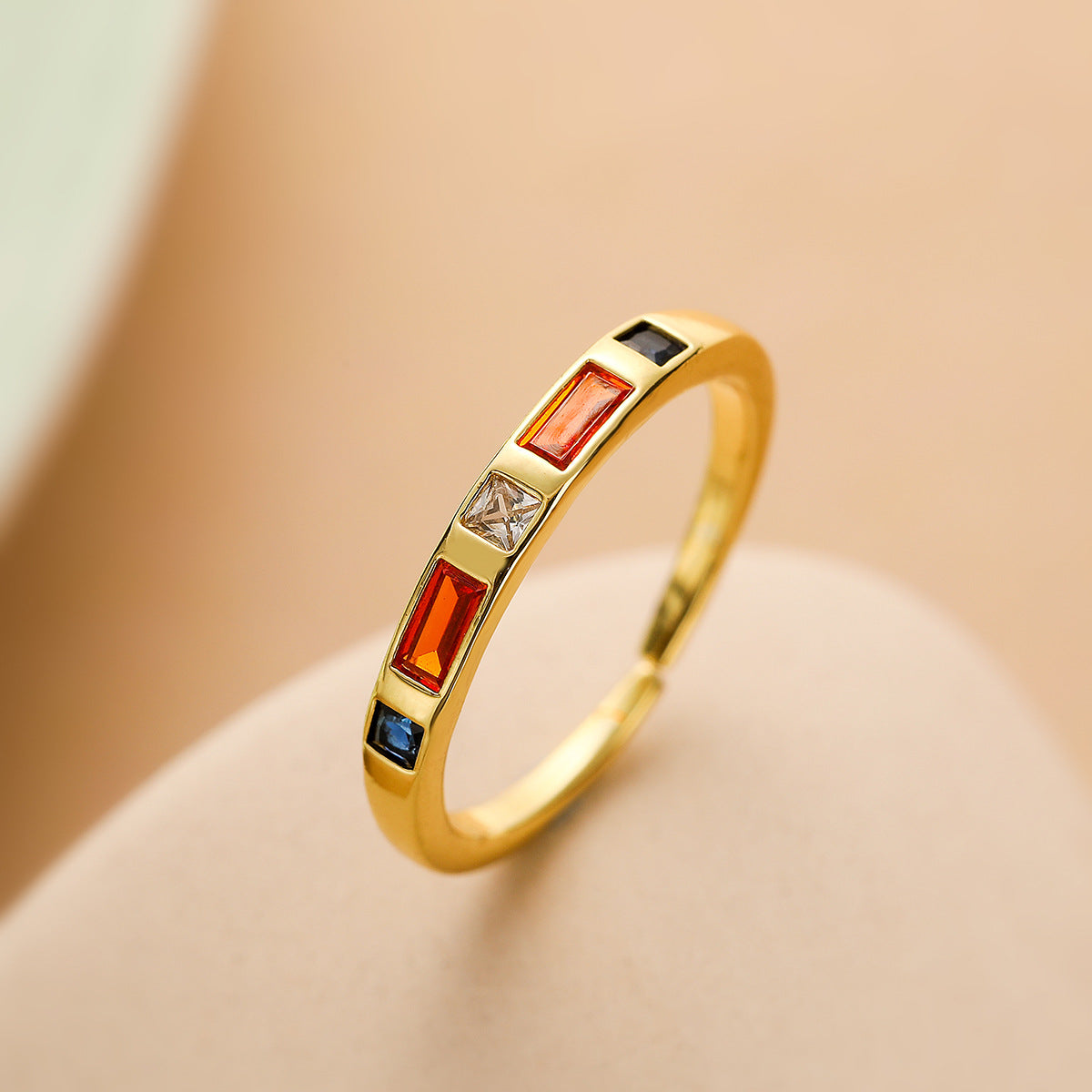 Colorful Gemstone Ring