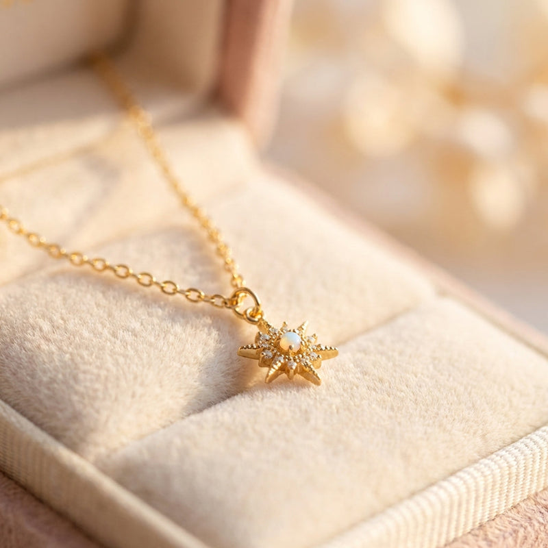 Stellina Opal Star Necklace