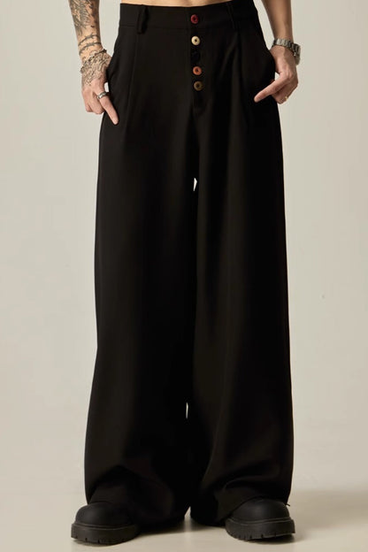 Relaxed Fluid Wide Leg Pants