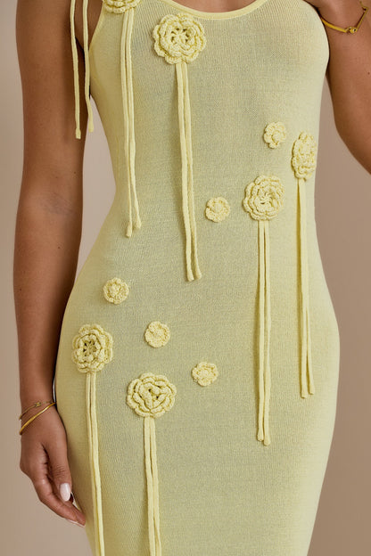 Paula Applique Knit Maxi Dress