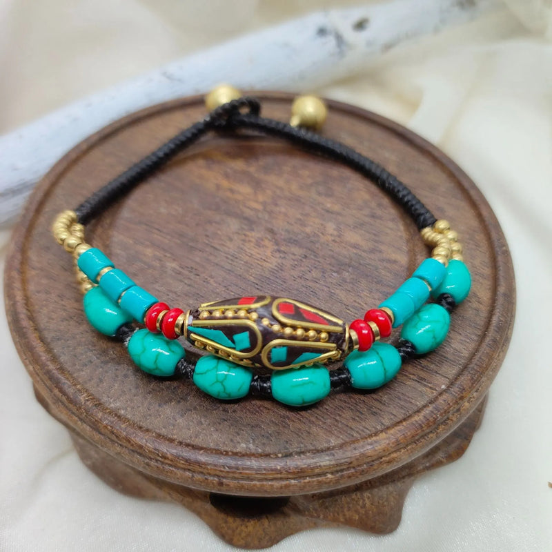 Bohemian Turquoise Bracelet
