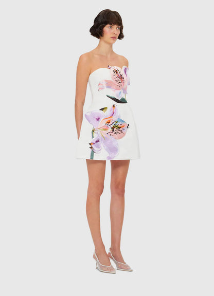 Rosario Applique Bustier Mini Dress™ — Command Every Room With Irresistible Confidence