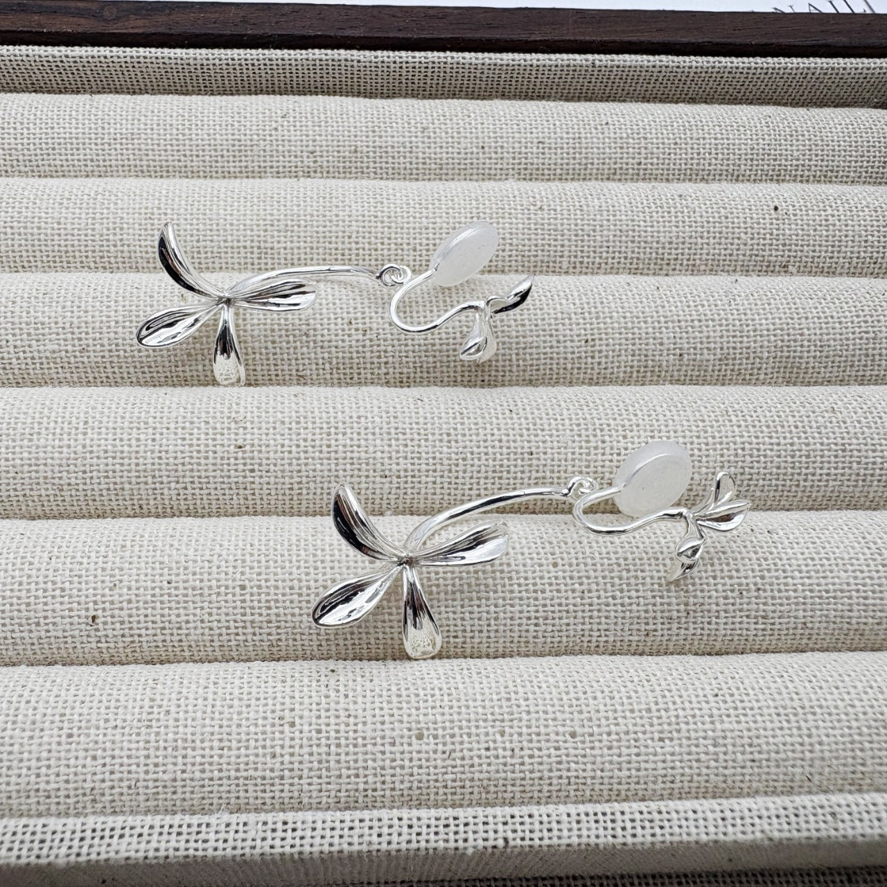 Elegant Orchid Earrings