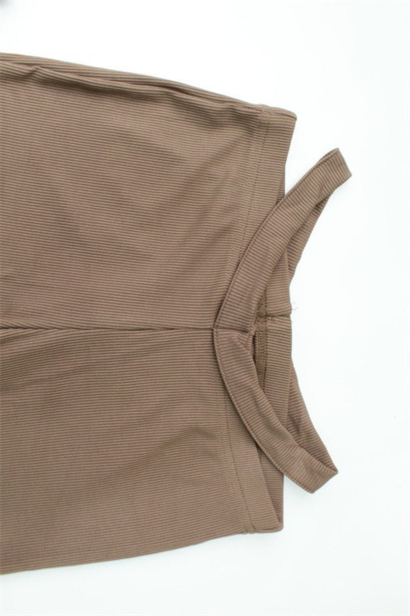 Spaghetti Strap Top Low Rise Bootcut Pants Set