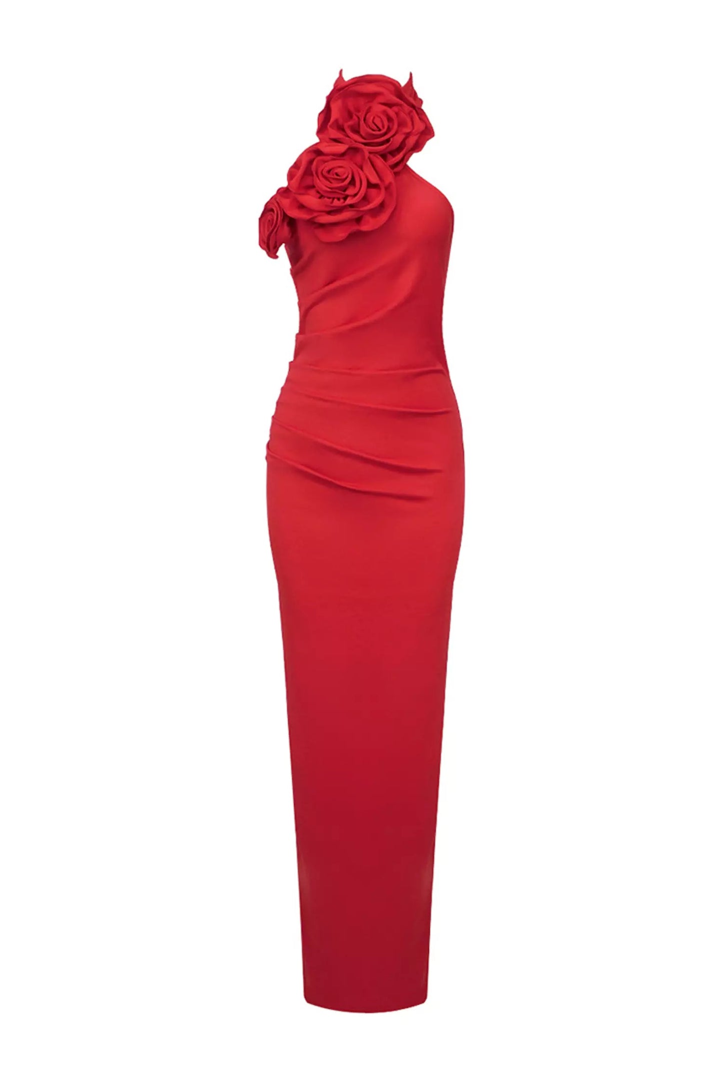 Moira Halter Applique Maxi Dress