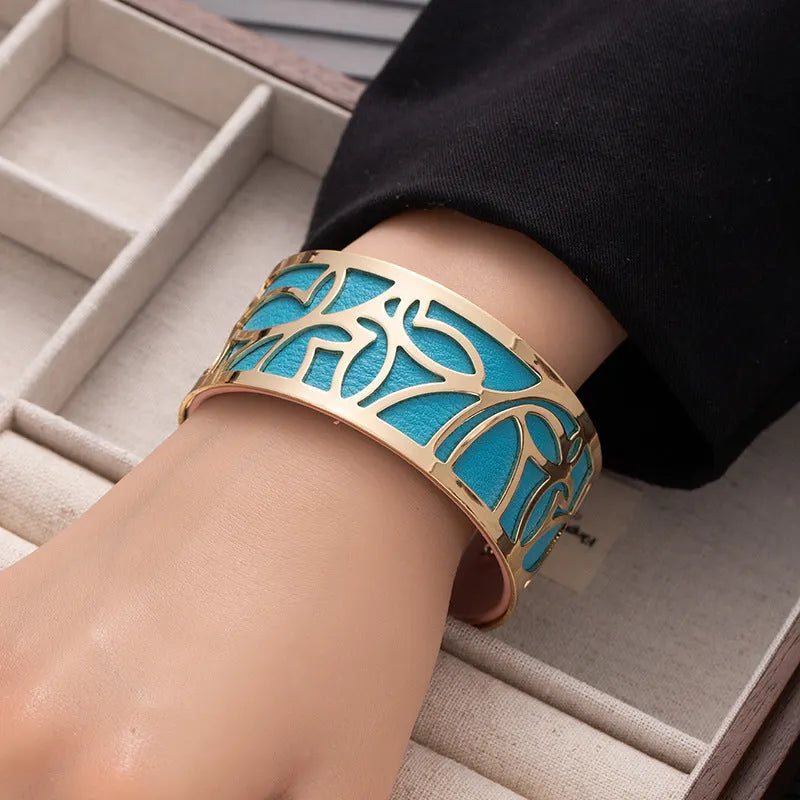 Turquoise Enamel Bracelet