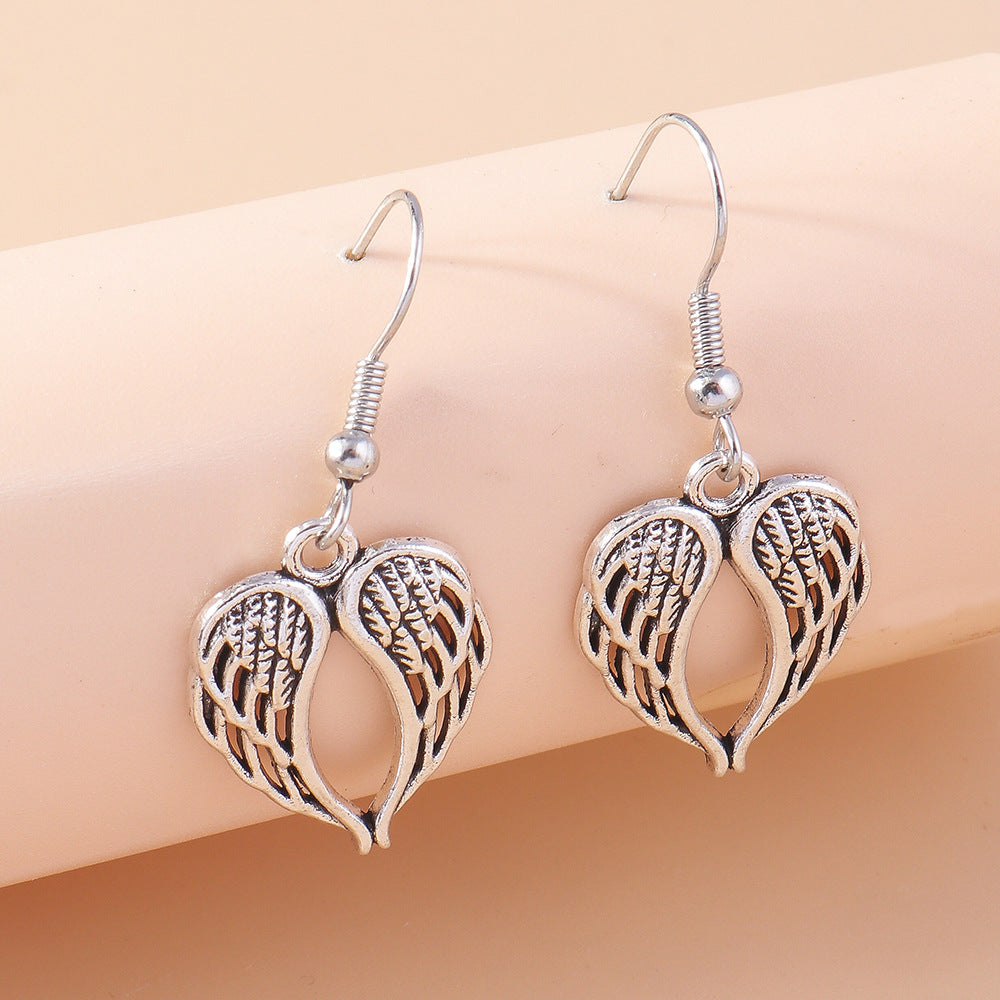 Vintage Angel Wing Earrings