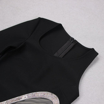 Wave One-shoulder Mini Dress