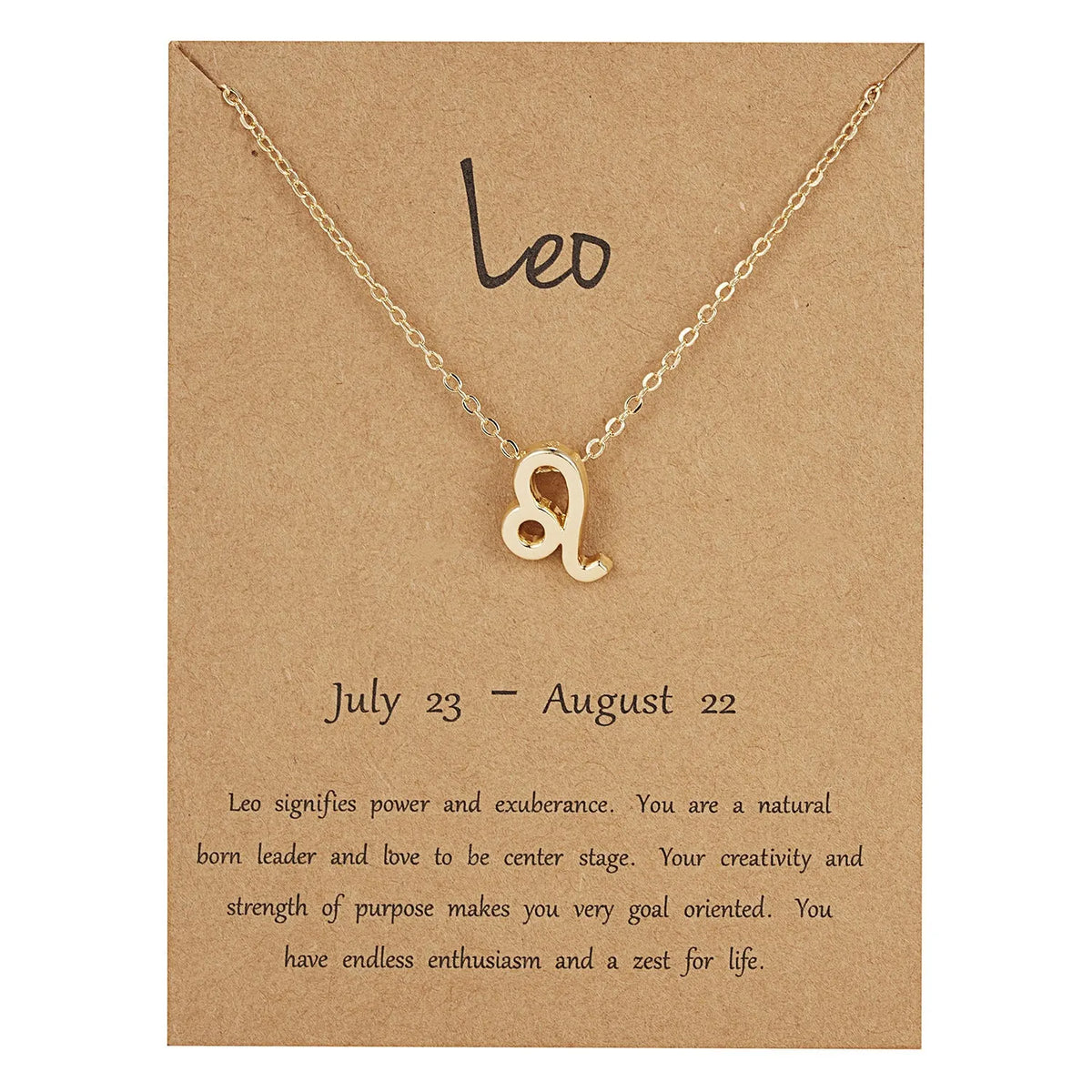 Zodiac Leo Necklace
