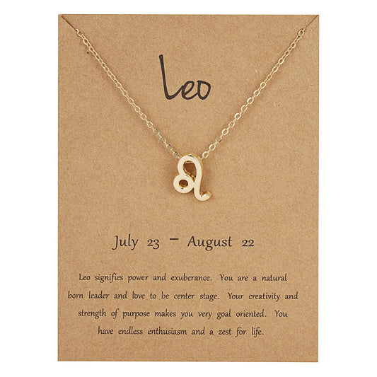 Zodiac Leo Necklace