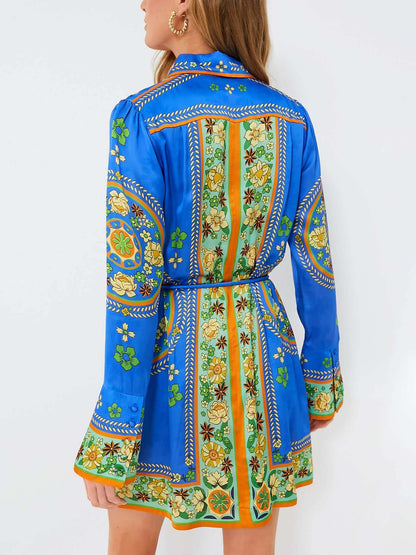 Exquisite and Mosaic Tile Mini Dress