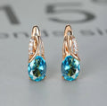 Aqua Blue Zircon Oval Stone