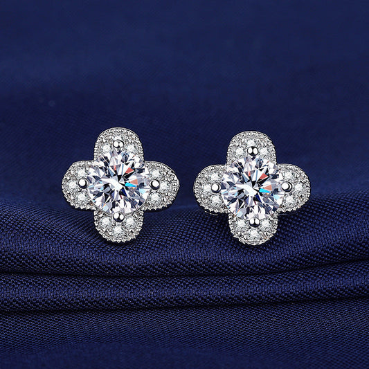 Elegant Crystal Four Petal