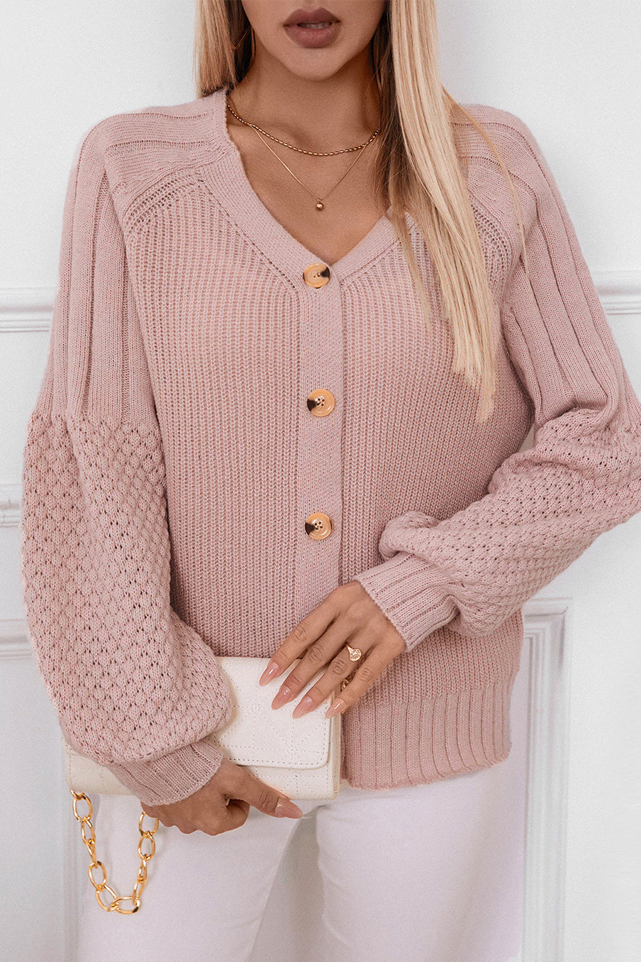 Button Knit Cardigan