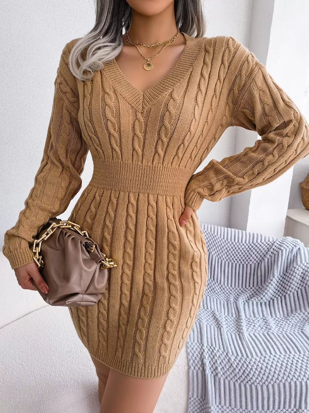 Pullover Sweater Dress 15