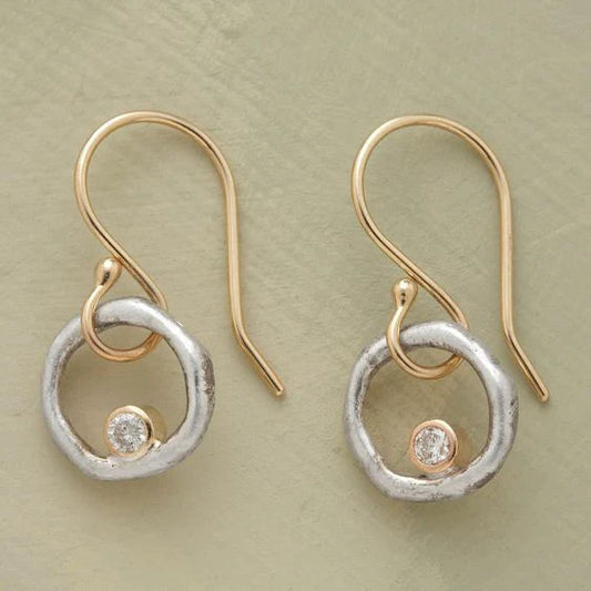 Modern Diamond Earrings