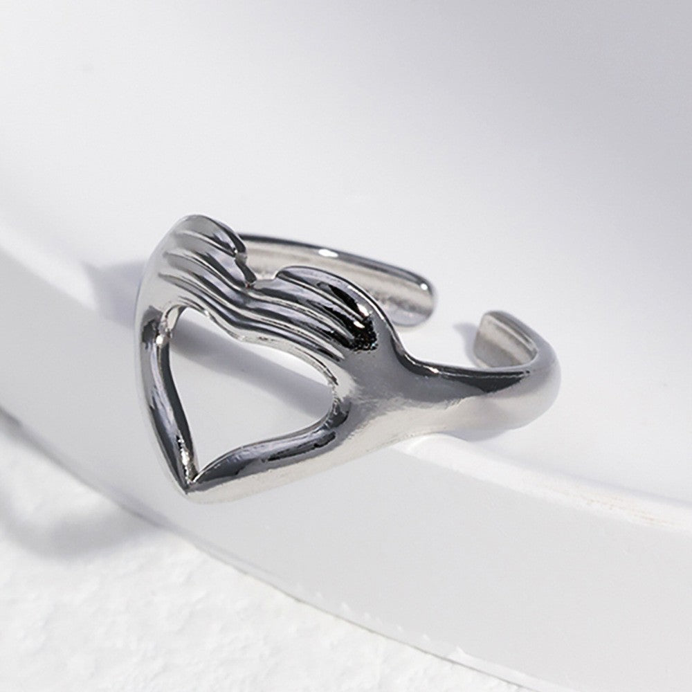 Modern Heart Ring
