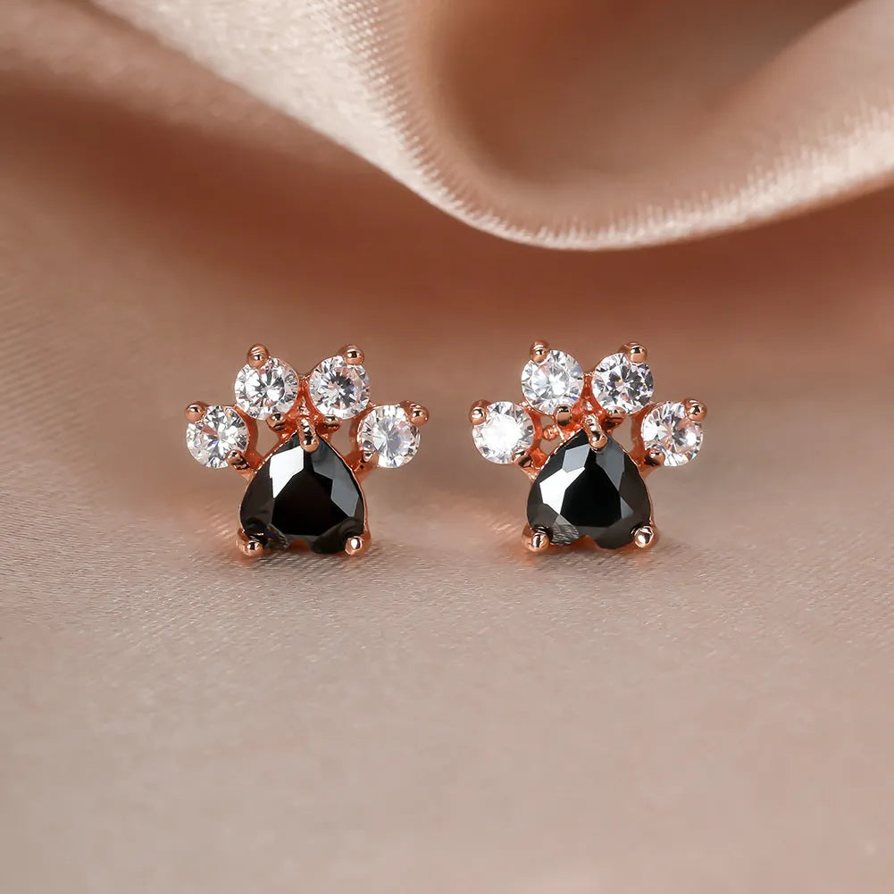 Elegant Black Diamond Earrings