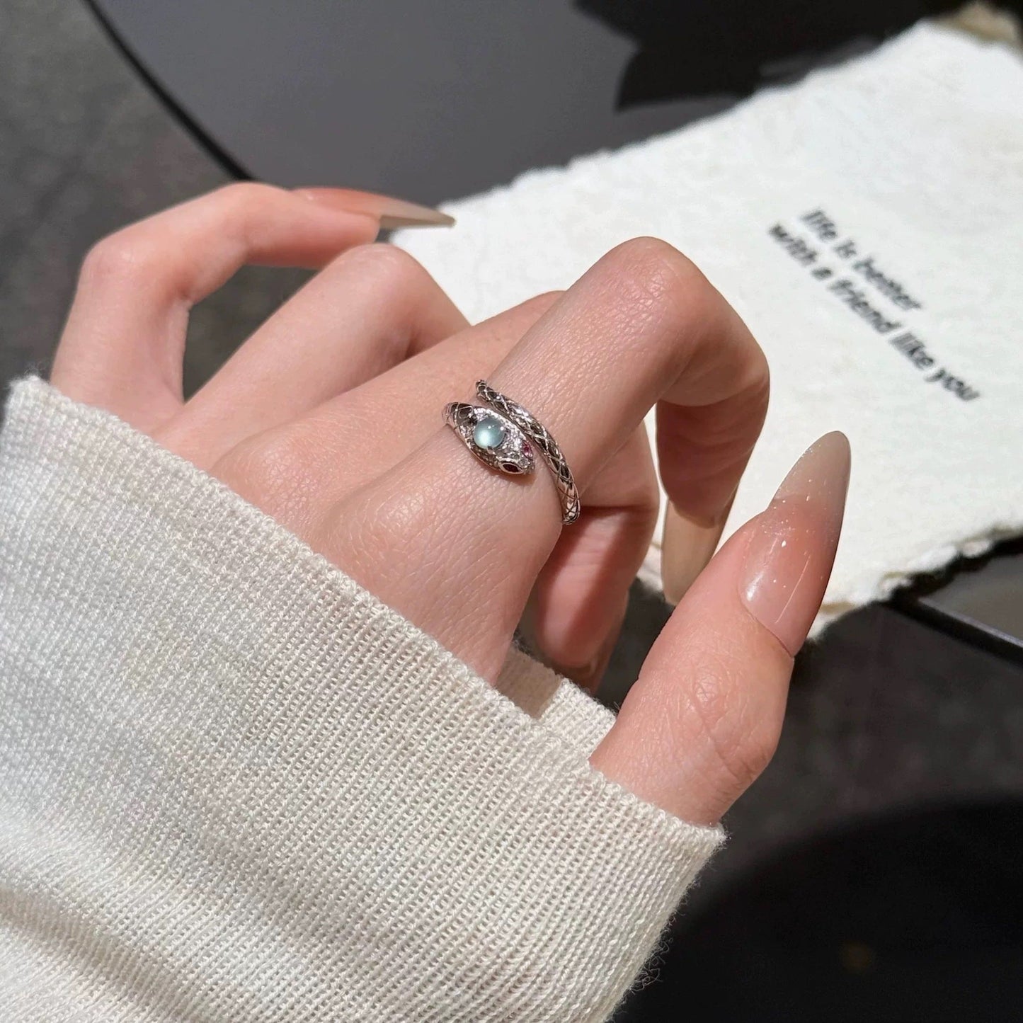 Vintage Moonstone Ring