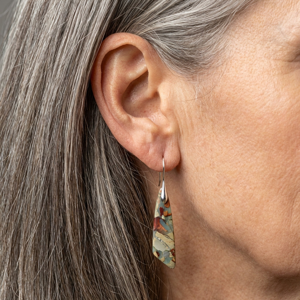 A Vintage Nature Stone Earrings