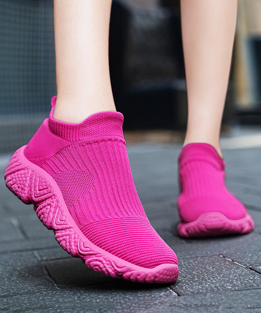 Summer Comfortable Breathable Mesh Rose Flats Shoes