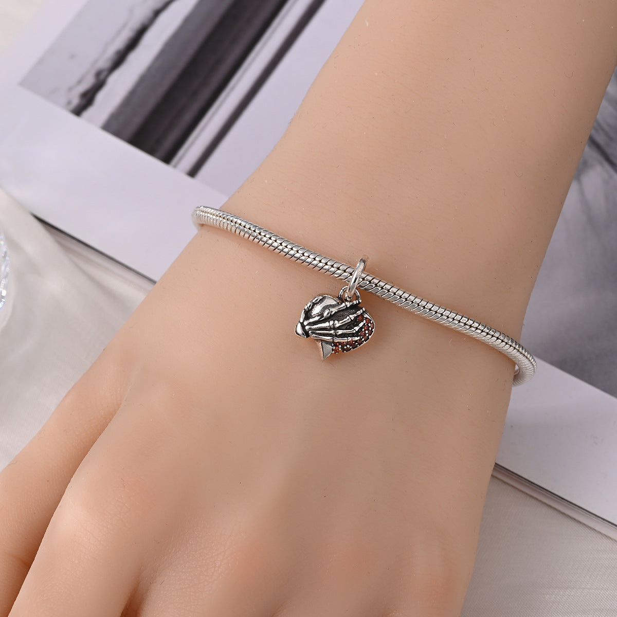 Charm Snake Chain Bracelet