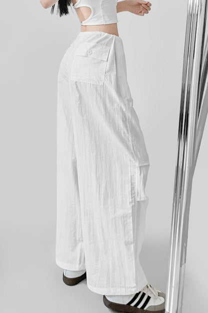 Cargo Wide Leg Relaxed Pants
