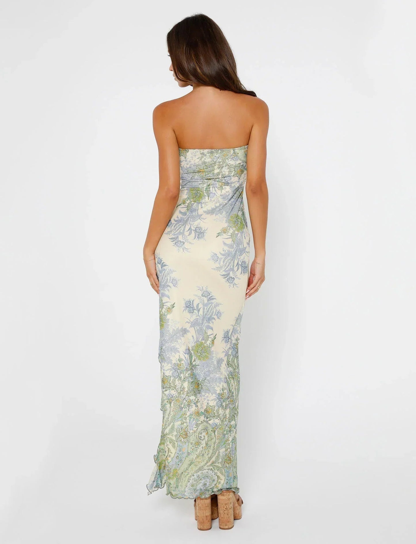 Theo Maxi Dress Tapestry™ — Command Every Gaze With Effortless Seductive Grace