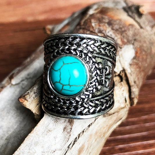Bohemian Turquoise Ring