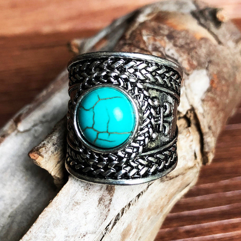 Bohemian Turquoise Ring