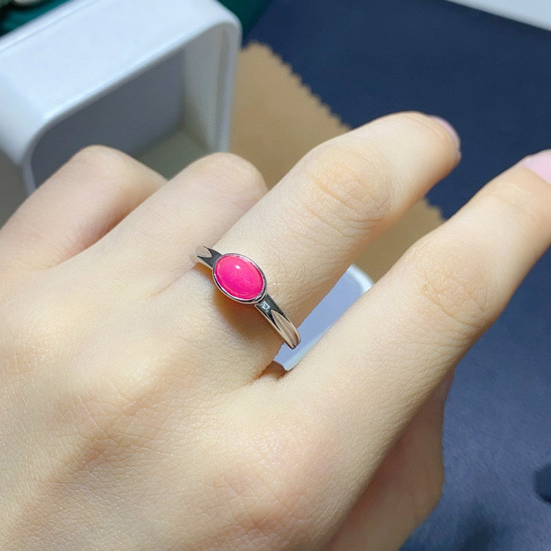 Elegant Pink Tourmaline Ring
