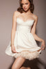 Cream Tulle Mini Dress
