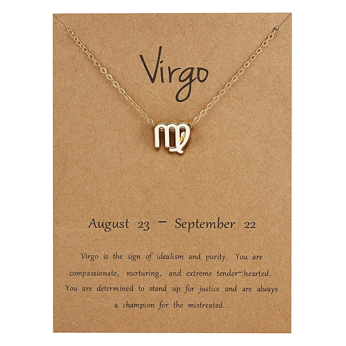 Virgo Zodiac Necklace