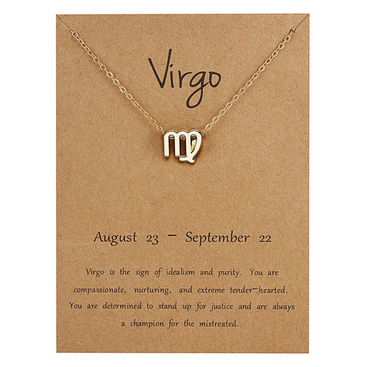 Virgo Zodiac Necklace