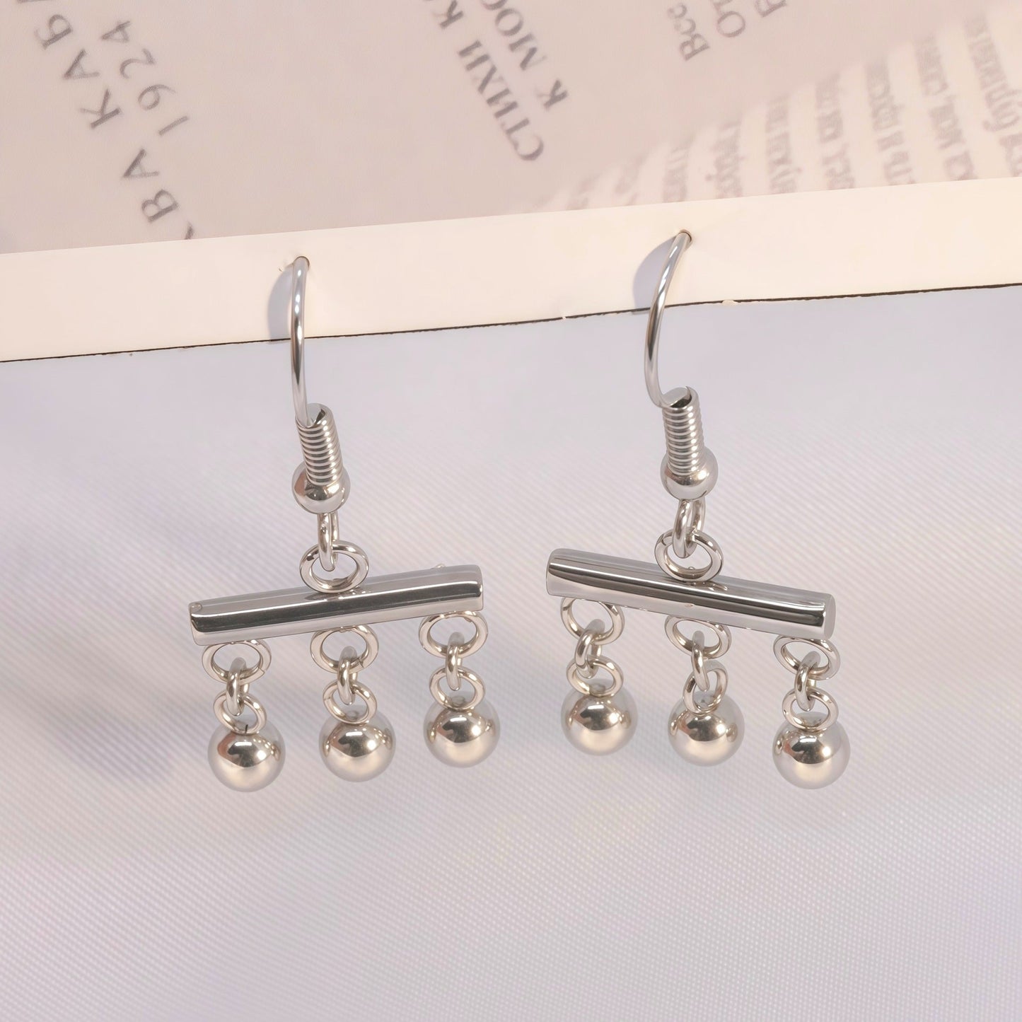 Minimalist Ball Drop Earrings