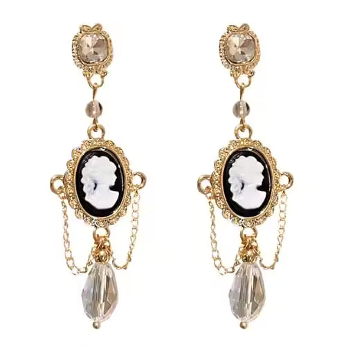 Vintage Cameo Earrings
