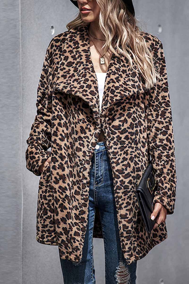 Leopard Long Coat