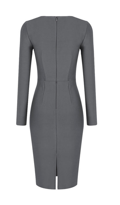 Venetia Corset Midi Bandage Dress