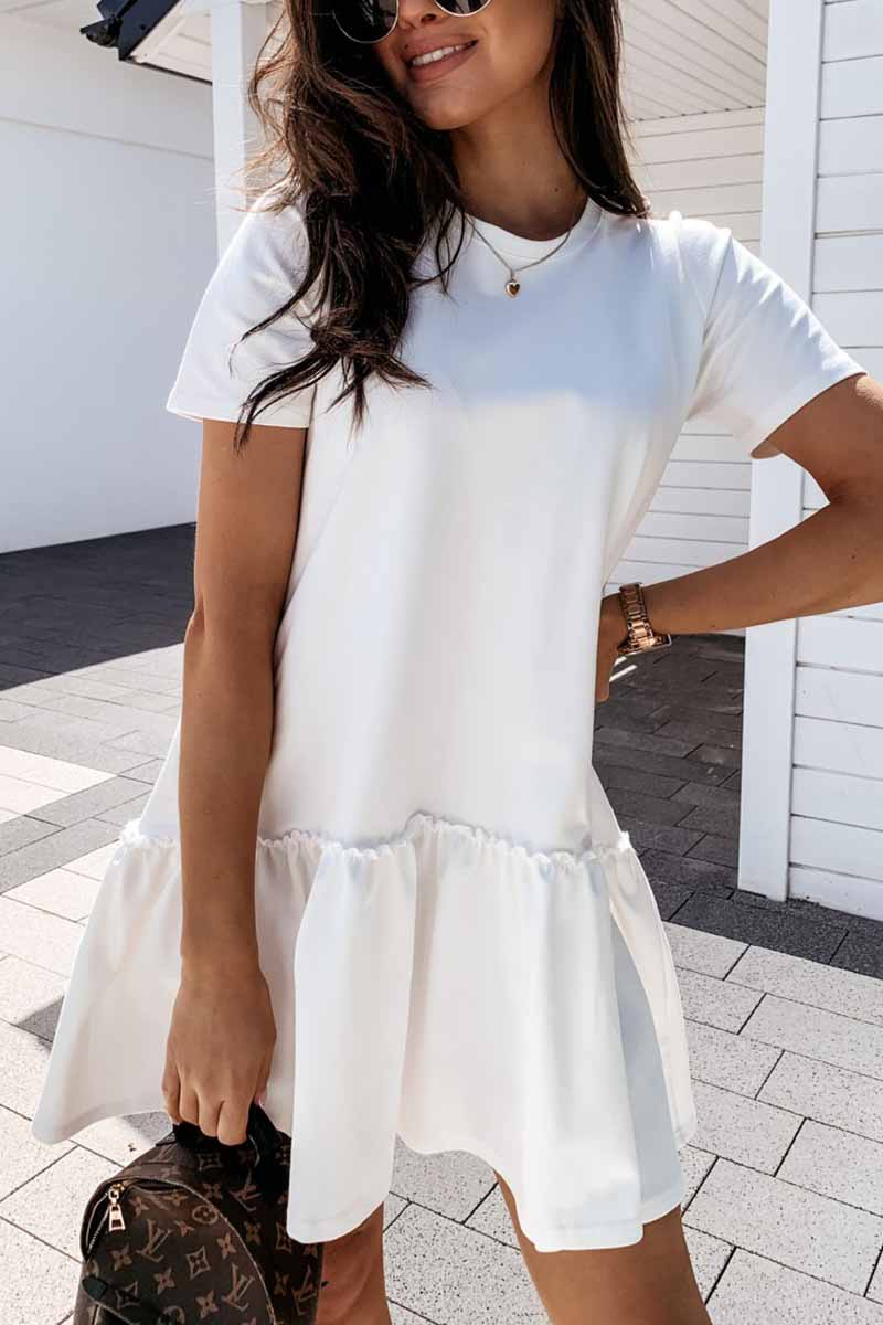 Ruffled Mini Dresses