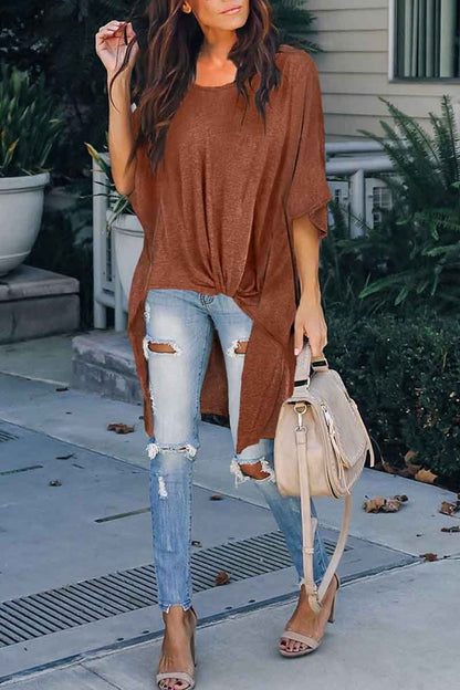 Color T-shirt Top(2 Colors)