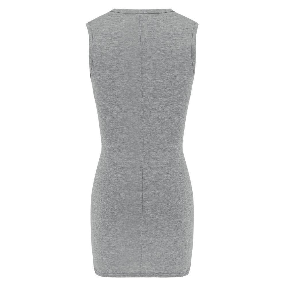 Hollow-out Sleeveless Hot Mini Dress(2 Colors)